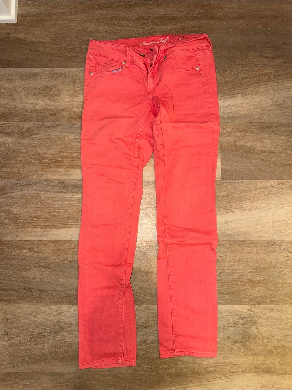 American Eagle Outfitters Coral Skinny Jeans
